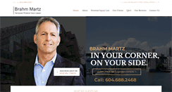 Desktop Screenshot of martzpersonalinjurylaw.ca